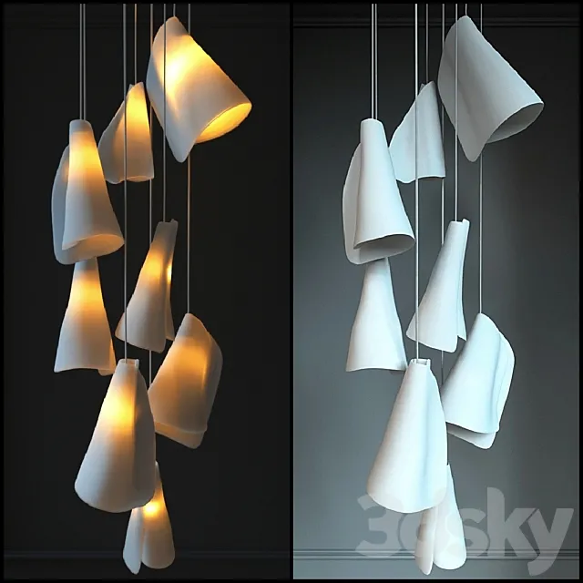 Bocci 21 Series Pendant Lighting 3DModel