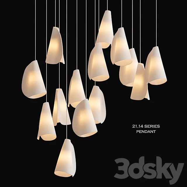 Bocci 2114 series pendant 3D Model