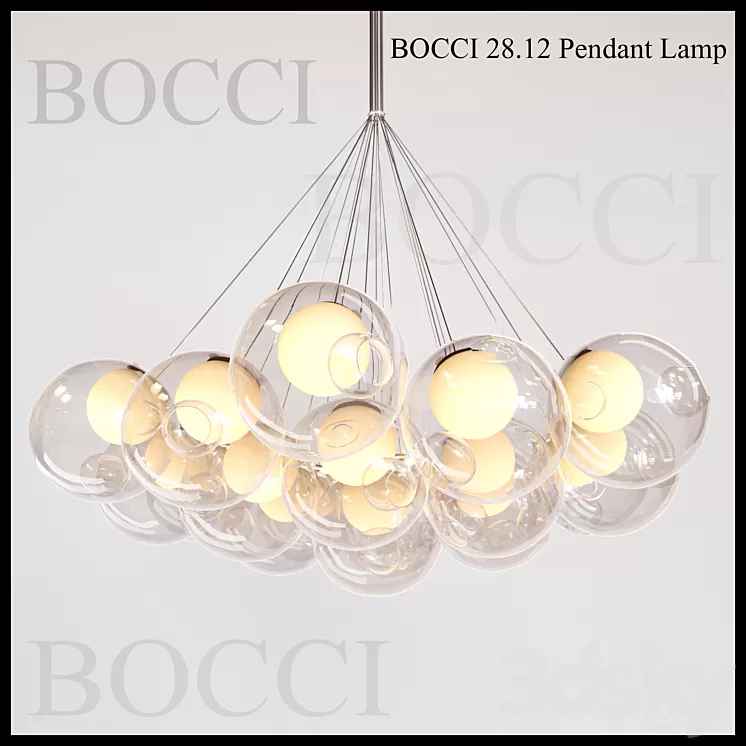 Bocci 28.12 Pendant Lamp 3D Model