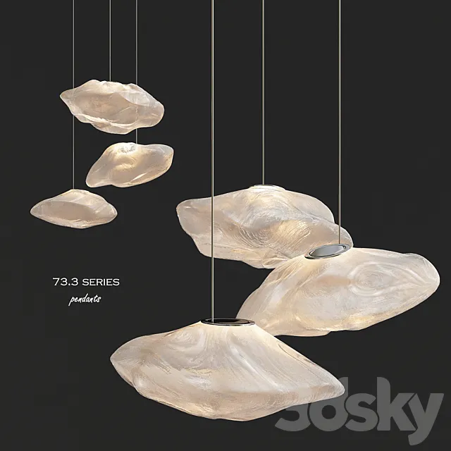 Bocci 73.3 pendants 3D Model