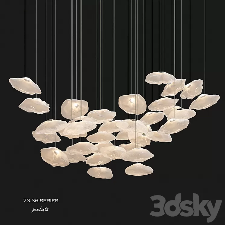 Bocci 73.36 Series pendants 3D Model