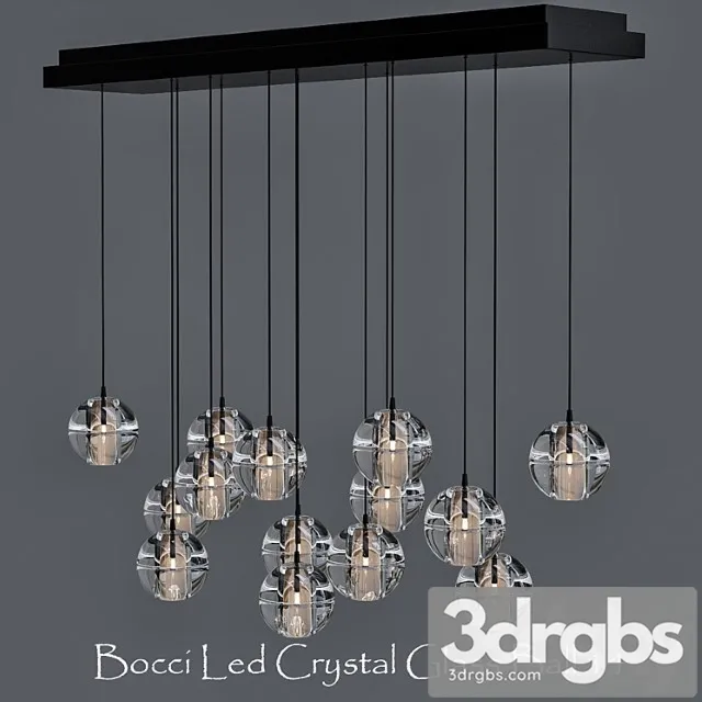Bocci led crystal glass ball 14 designed by omer arbel in 2005 3D Model Free