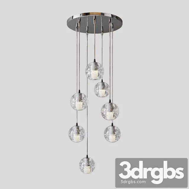 Bocci led crystal glass ball 7 designed by omer arbel in 2005 3D Model Free