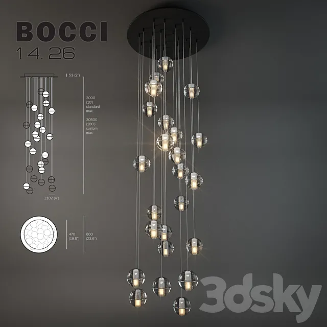 Bocci lighting 14.26 3DModel