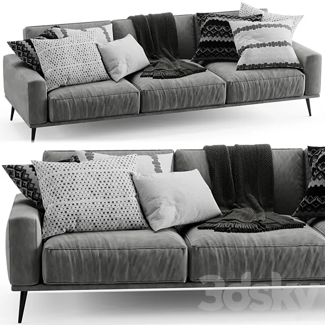 Bococncept Carlton sofa 3D Model