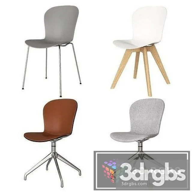 Boconcept Adelaide Chair 03 3D Model Free