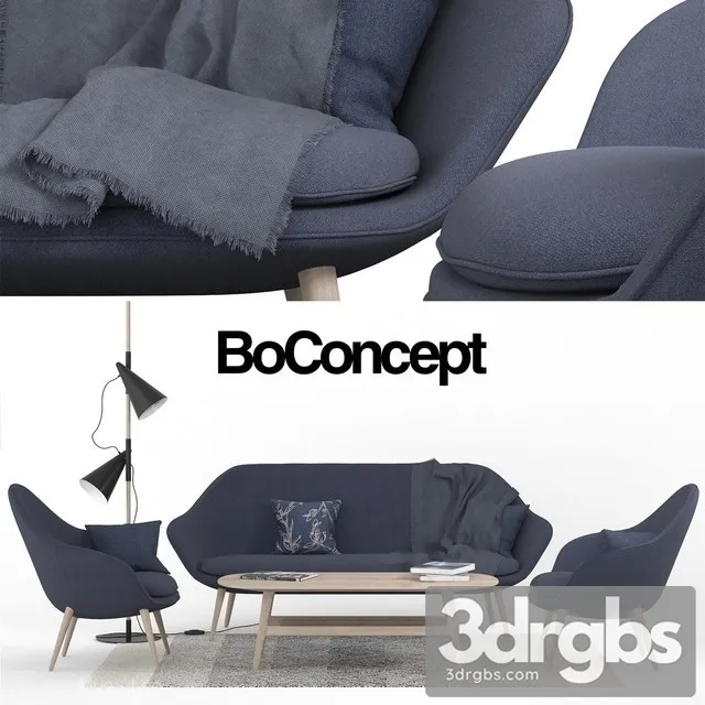 Boconcept Adelaide Furniture 3D Model Free