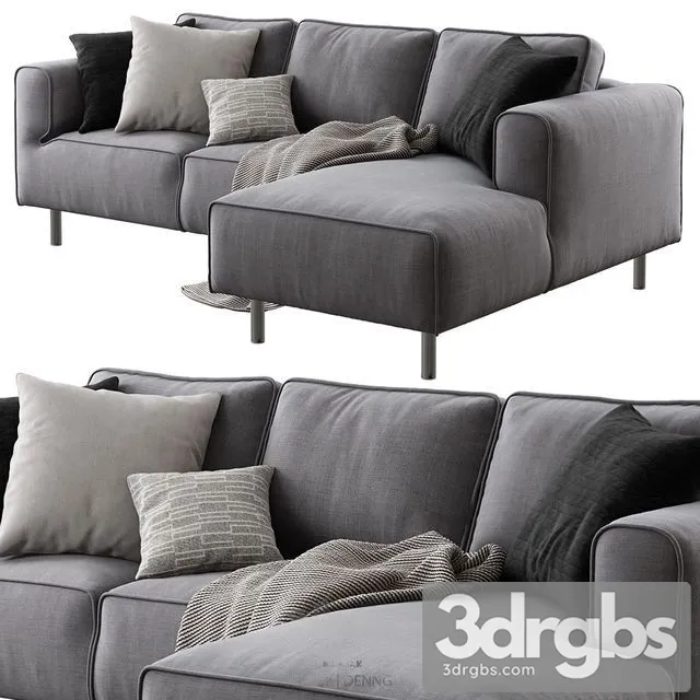 Boconcept Arco Corner Sofa 3D Model Free