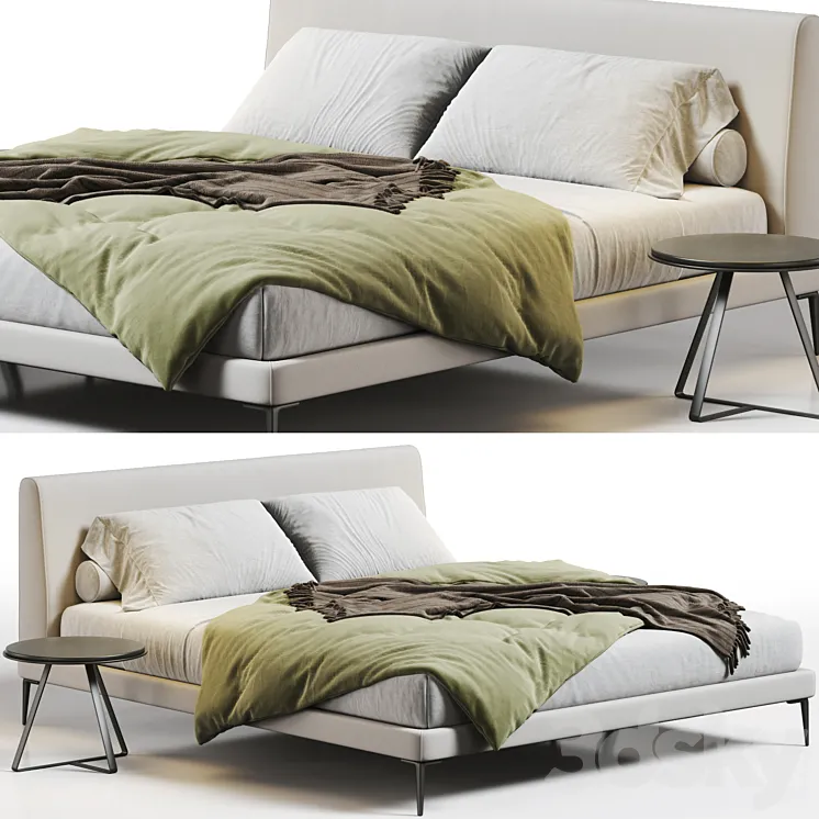 BoConcept Arlington Bed 3D Model Free