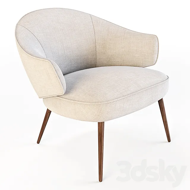 boConcept: ArmChair - Charlotte 3D Model