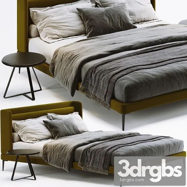 Boconcept austin bed 2 3D Model Free