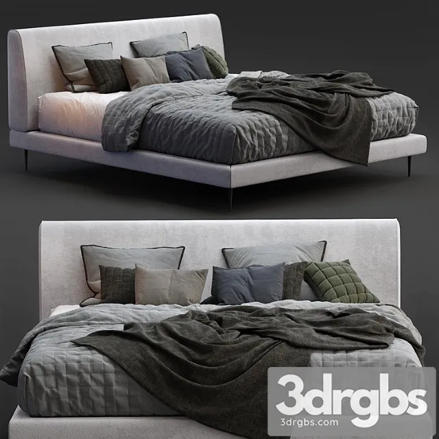 Boconcept bed arlington 2 3D Model Free