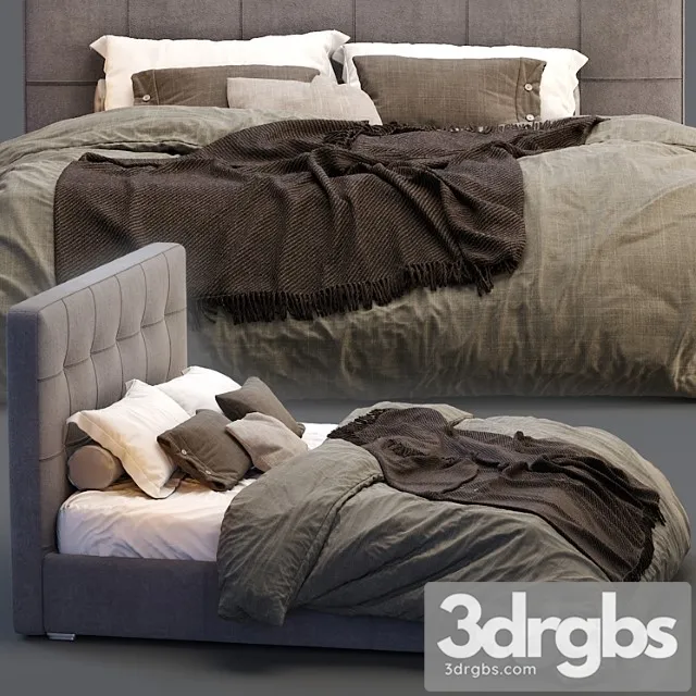 Boconcept bed mezzo 2 3D Model Free