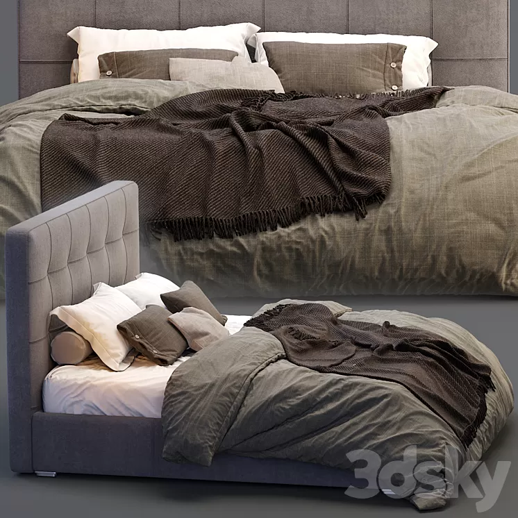Boconcept bed mezzo 3D Model