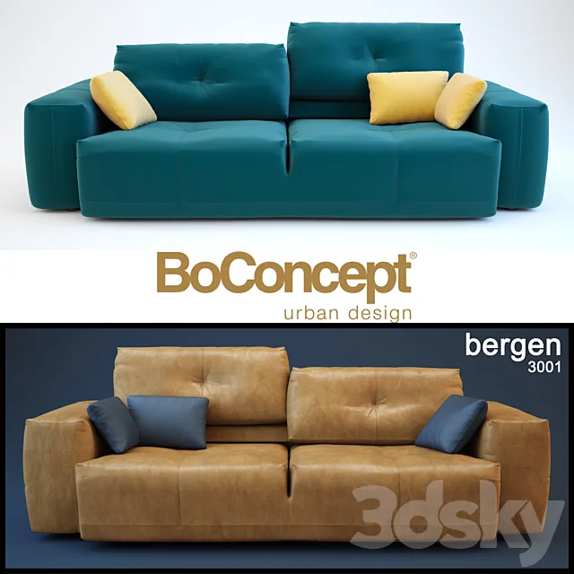 BoConcept bergen-3001 3DModel