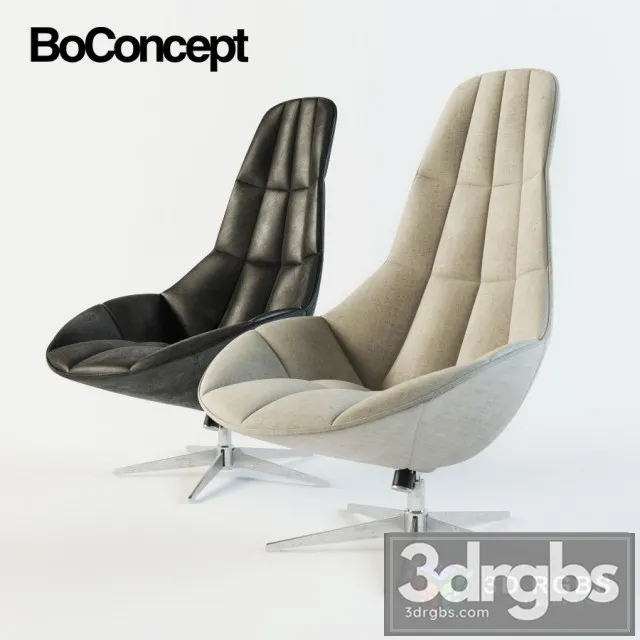 Boconcept Boston Armchair 3D Model Download