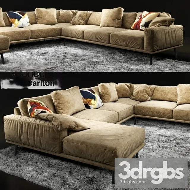 Boconcept Carlton Sofa 05 3D Model Free