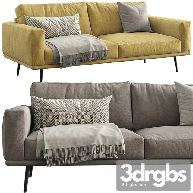 Boconcept Carlton Sofa 3D Model Free