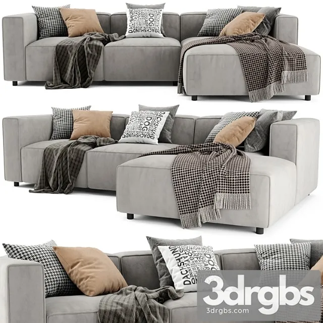 Boconcept carmo chaise longue sofa