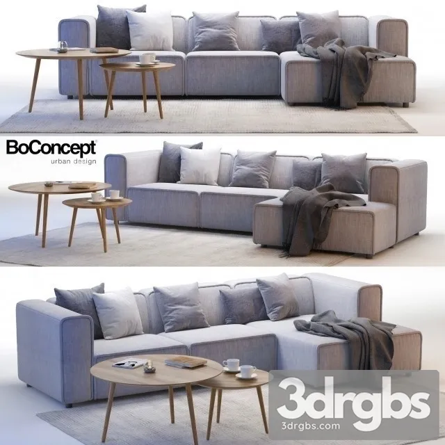Boconcept Carmo Sofa 01 3D Model Free
