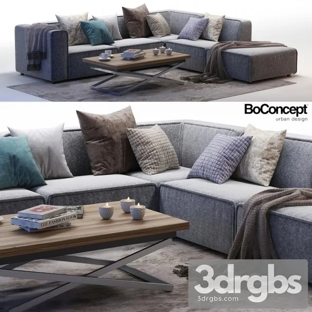 Boconcept Carmo Sofa 02 3D Model Free