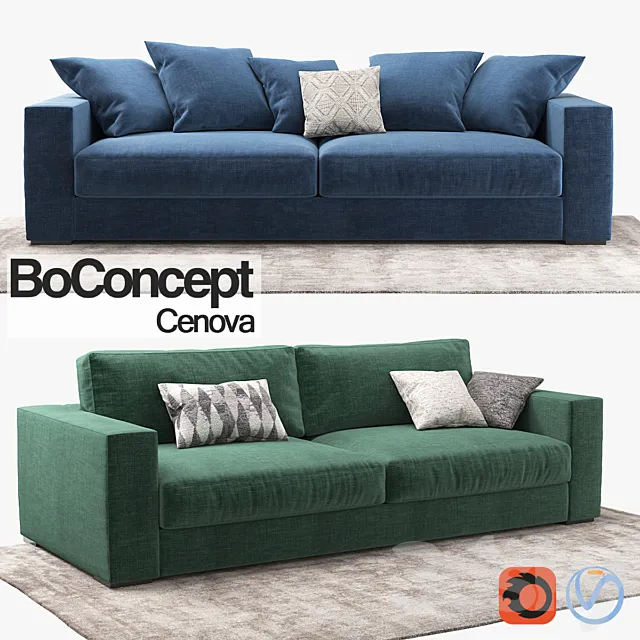 BoConcept Cenova GE52 (DE52) 3D Model