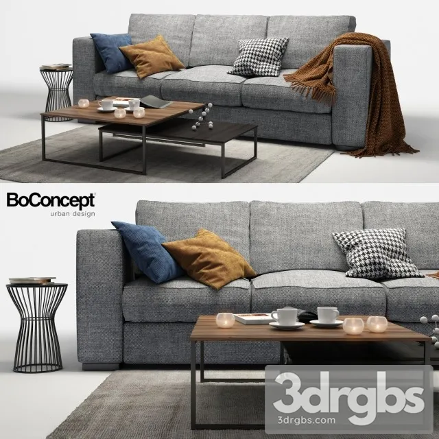 Boconcept Cenova Sofa 01 3D Model Free