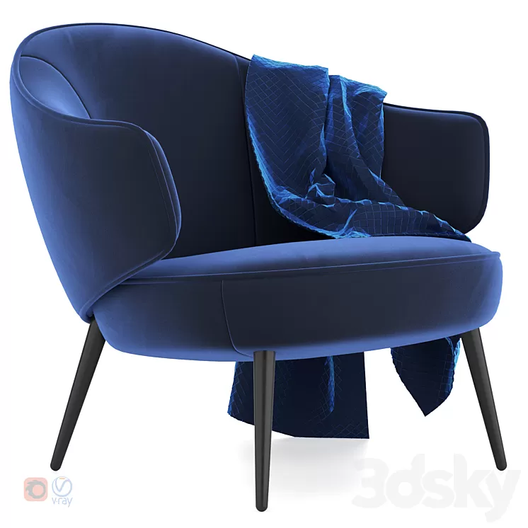 Boconcept - Charlotte chair 3D Model