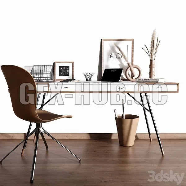 boconcept CUPERTINO workzone 3D Model