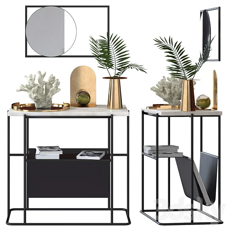 BoConcept decor set 2 3D Model