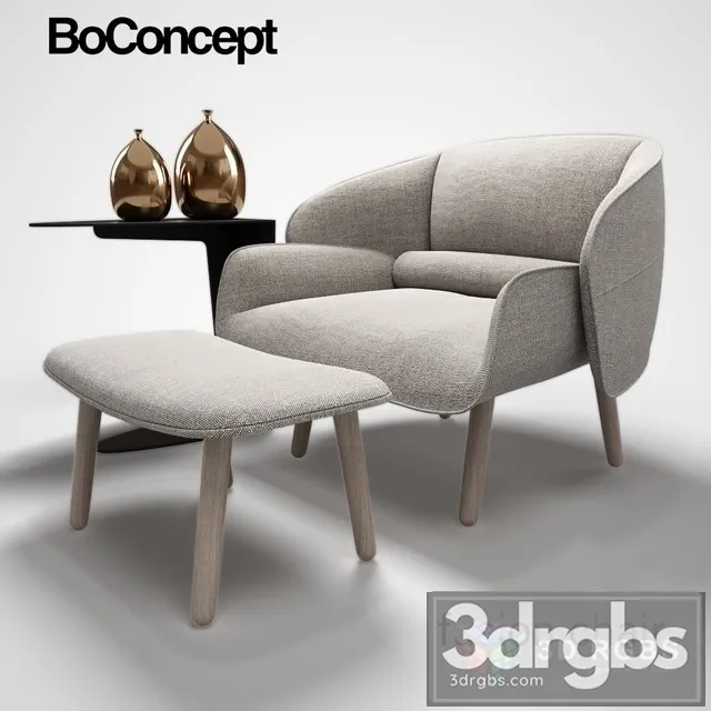 Boconcept Fusion Armchair 3D Model Free