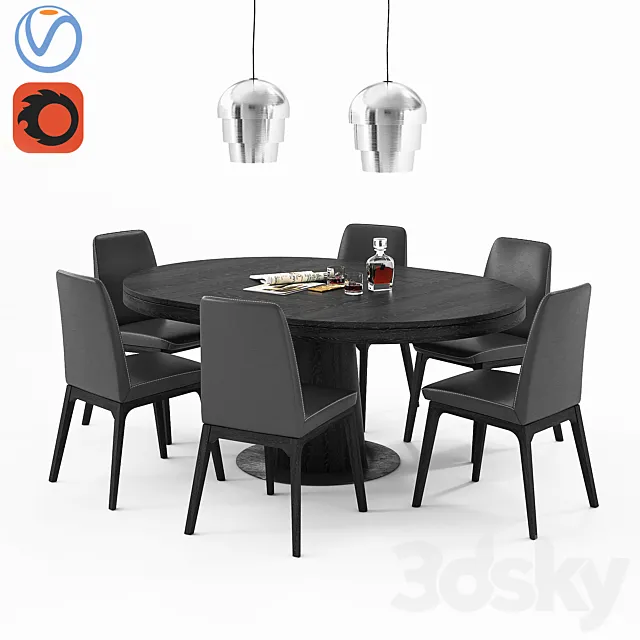 BoConcept Granada 182 _ 130cm and Lausanne 3D Model