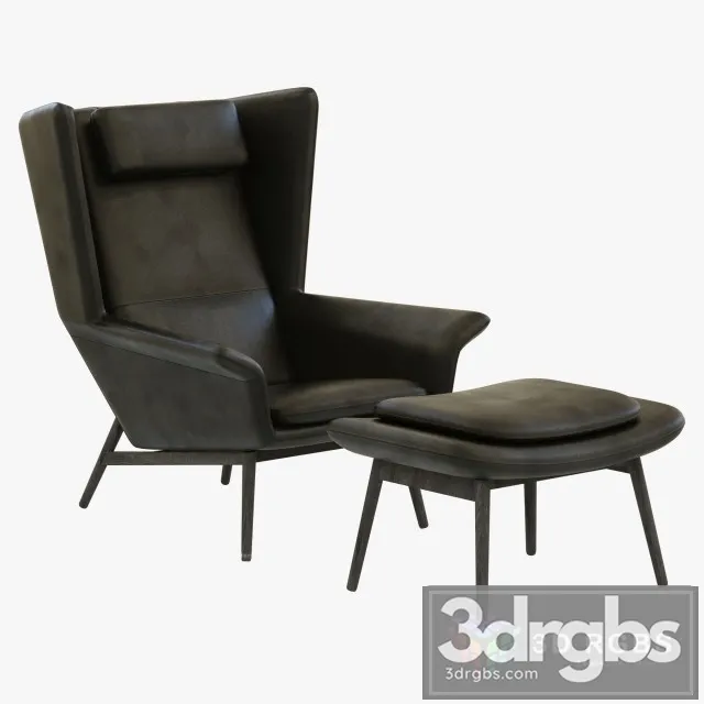 Boconcept Hamilton Armchair 3D Model Free