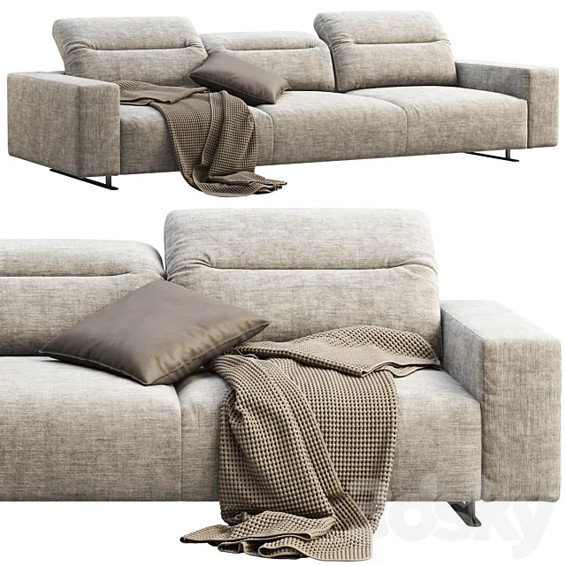 BoConcept Hampton 3-seater sofa 3D Model