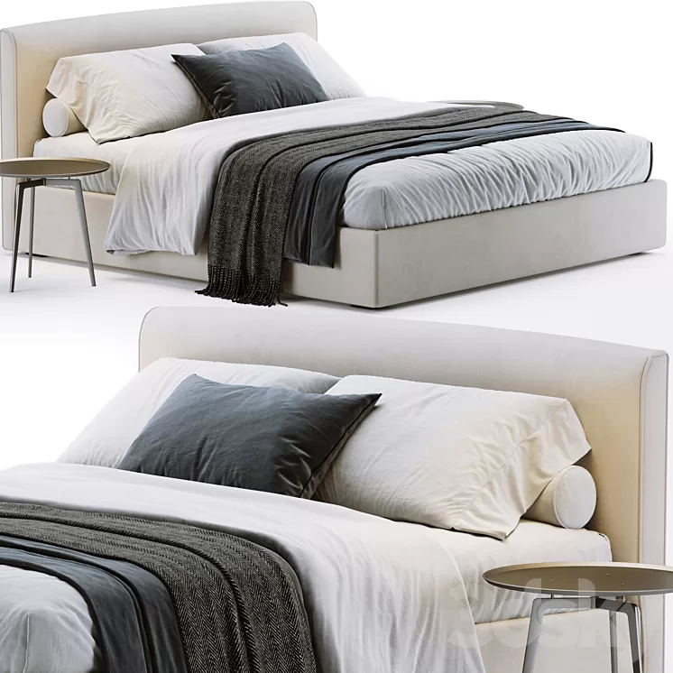 BoConcept Houston Bed 3D Model Free
