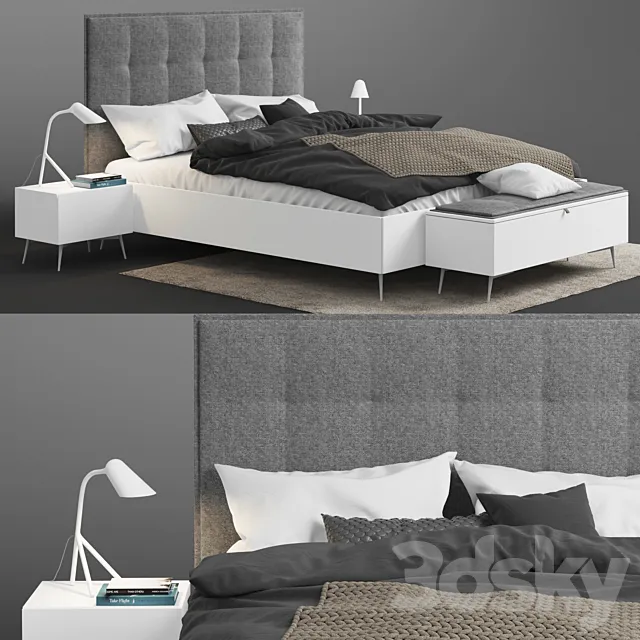 Boconcept Lugano bed 3DModel