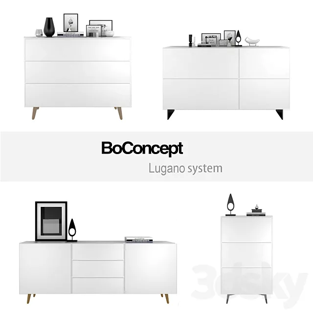 BoConcept Lugano system | set 1 3D Model