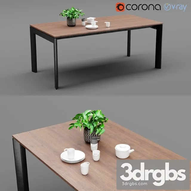 Boconcept lyon table 2 3D Model Download