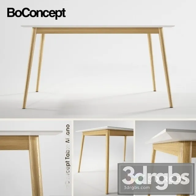 Boconcept Milano Table 3D Model Free