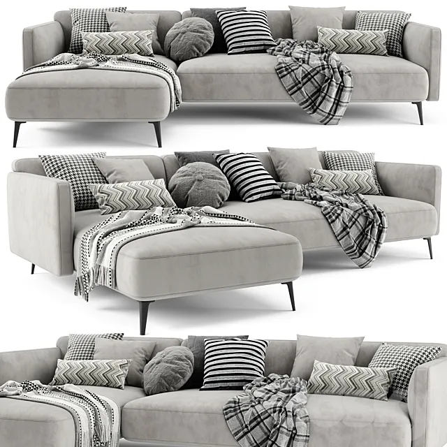 Boconcept modena chaise longue 3D Model