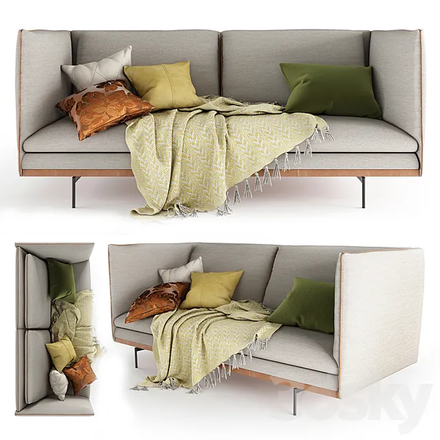 BoConcept Nantes Sofa 3D Model