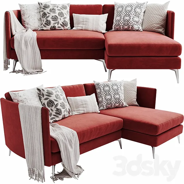 Boconcept OSaka 4 Chaise Lounge 3DModel