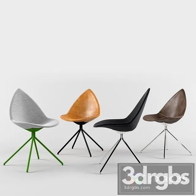 Boconcept ottawa dining chair 3D Model Free