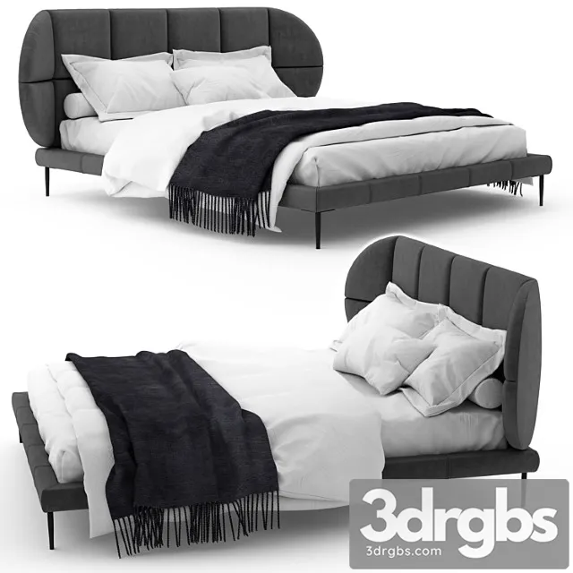 Boconcept oxford bed 2 3D Model Free