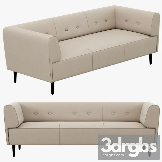 Boconcept Philly sofa 02 3D Model Free