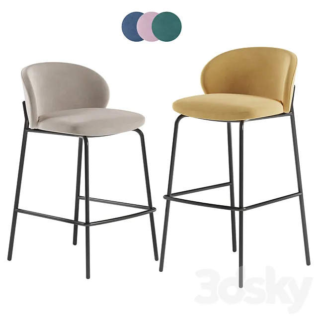 BoConcept Princeton Barstool 3D Model