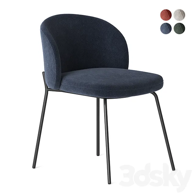 BoConcept Princeton Chair Dining 3D Model