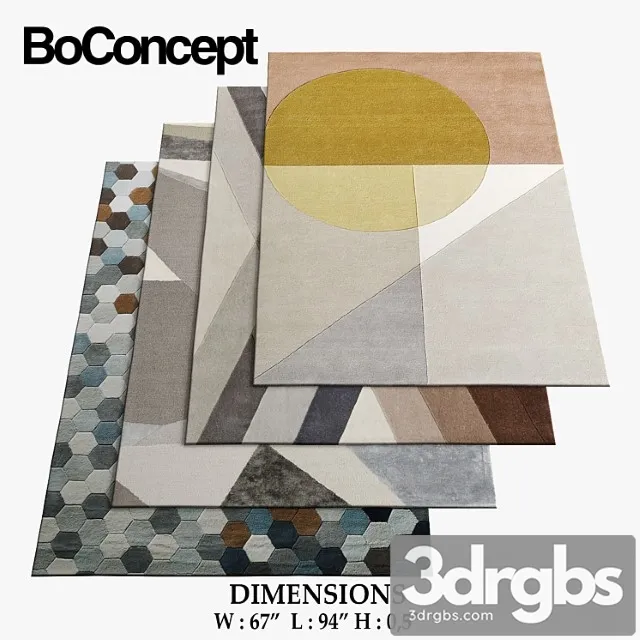 Boconcept rugs 22 3D Model Free