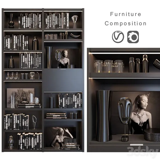 BoConcept set 21 3D Model