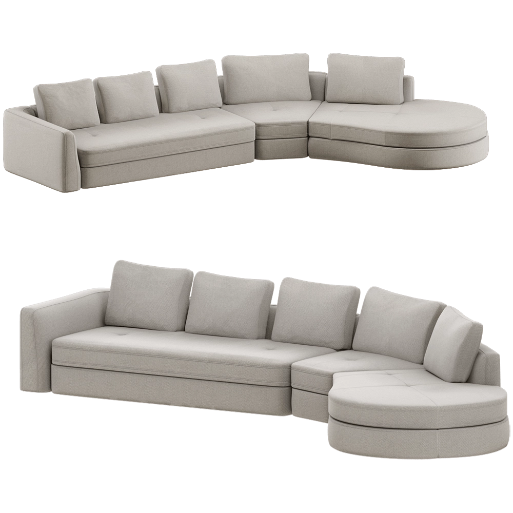 BoConcept - Sofa Bergamo 3D Model